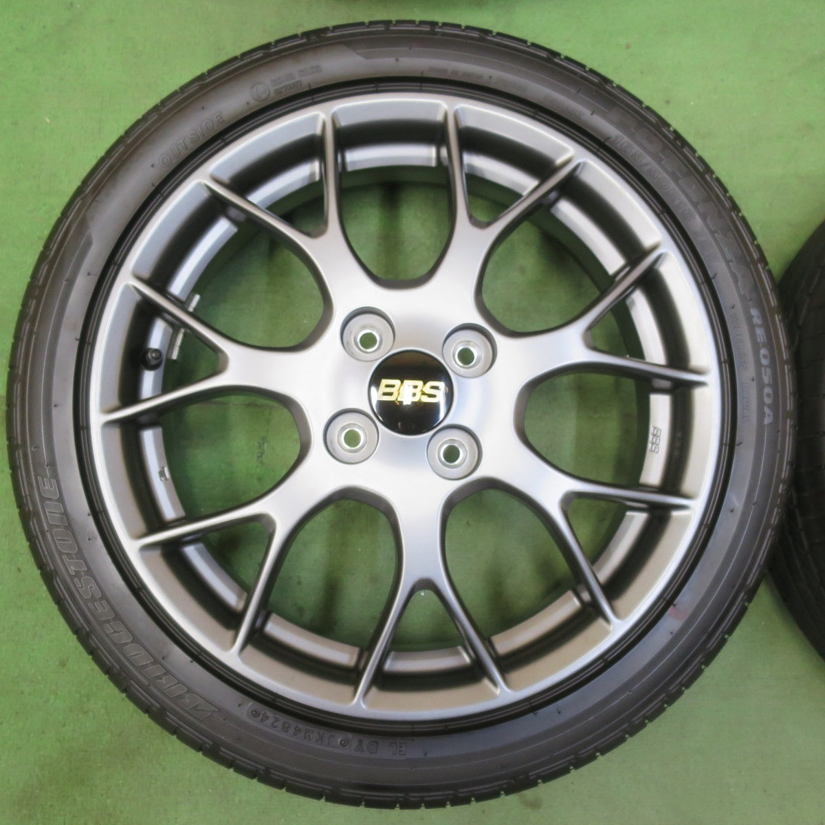 新車外し！24年★ダイハツ コペン GRスポーツ 純正 OP BBS製 DH001L 165/50R16 ブリヂストン ポテンザ RE050A 16インチ PCD100/4H★5091105イノ
