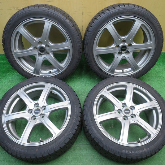 バリ溝！9.5分以上★プリウス 等 215/45R17 スタッドレス グッドイヤー アイスナビ7 BALMINUM バルミナ 17インチ PCD100/5H★5111703NJス