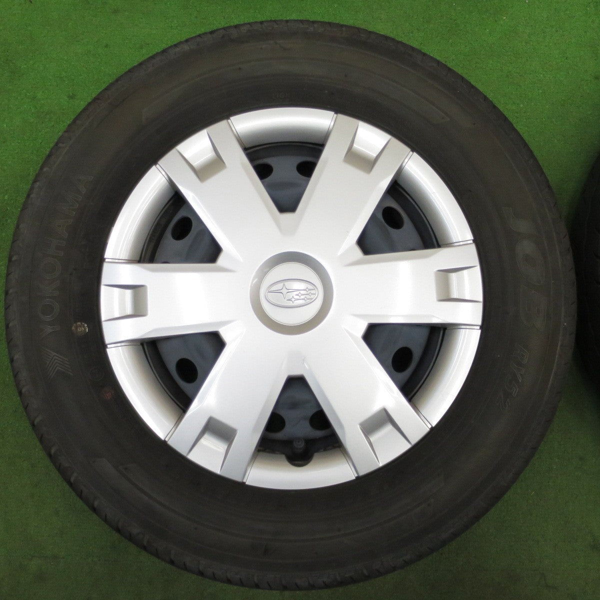 キレイ！22年★スバル サンバー バン 純正 スチール 145/80R12 80/78N ヨコハマ JOB RY52 SAMBAR 12インチ PCD100/4H★6030202ナノ