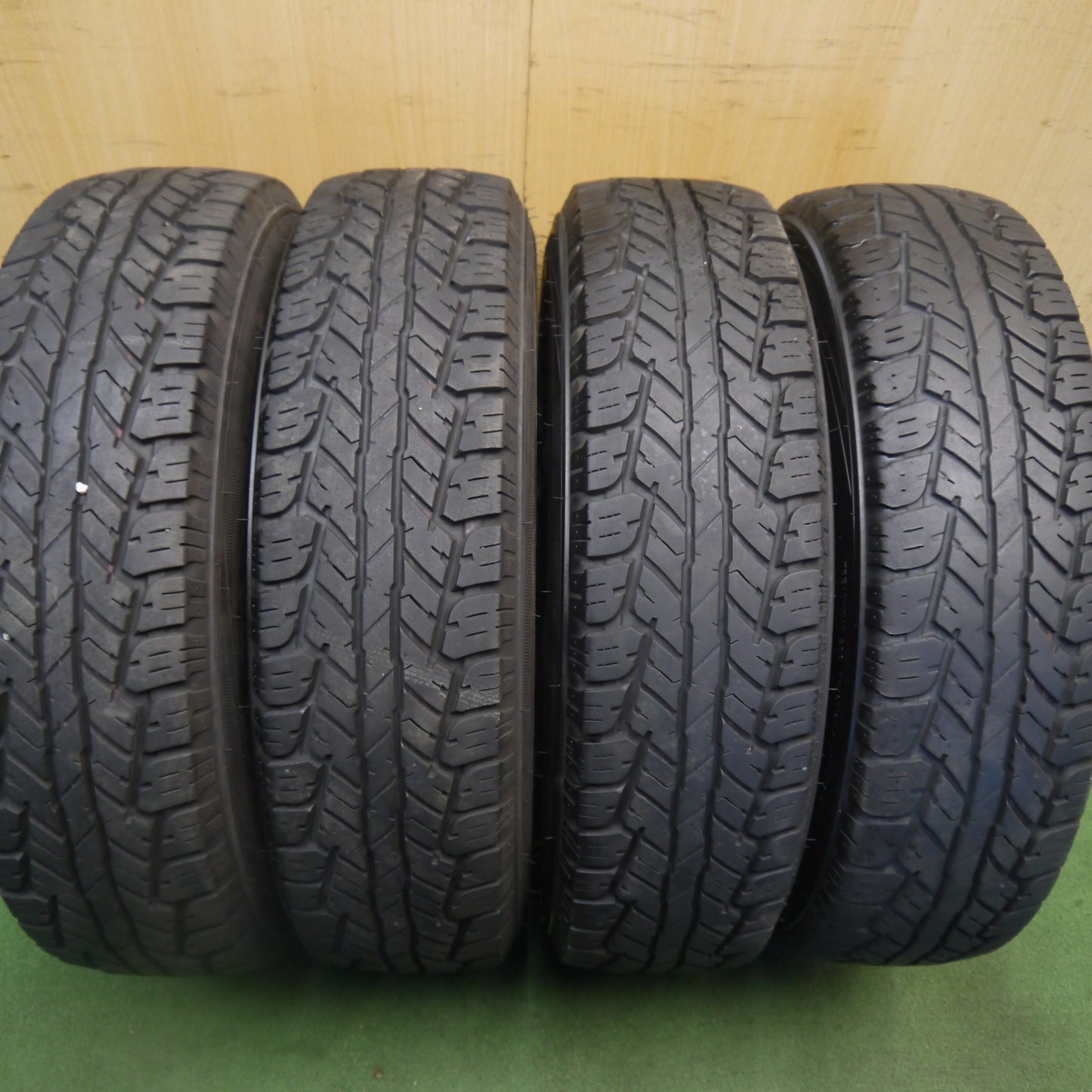 4本価格！23年◎三菱 パジェロ ミニ 純正 ENKEI 175/80R15 ナンカン NK 4X4WD A/T FT-7 エンケイ 15インチ PCD114.3/5H◎6082807Hノ