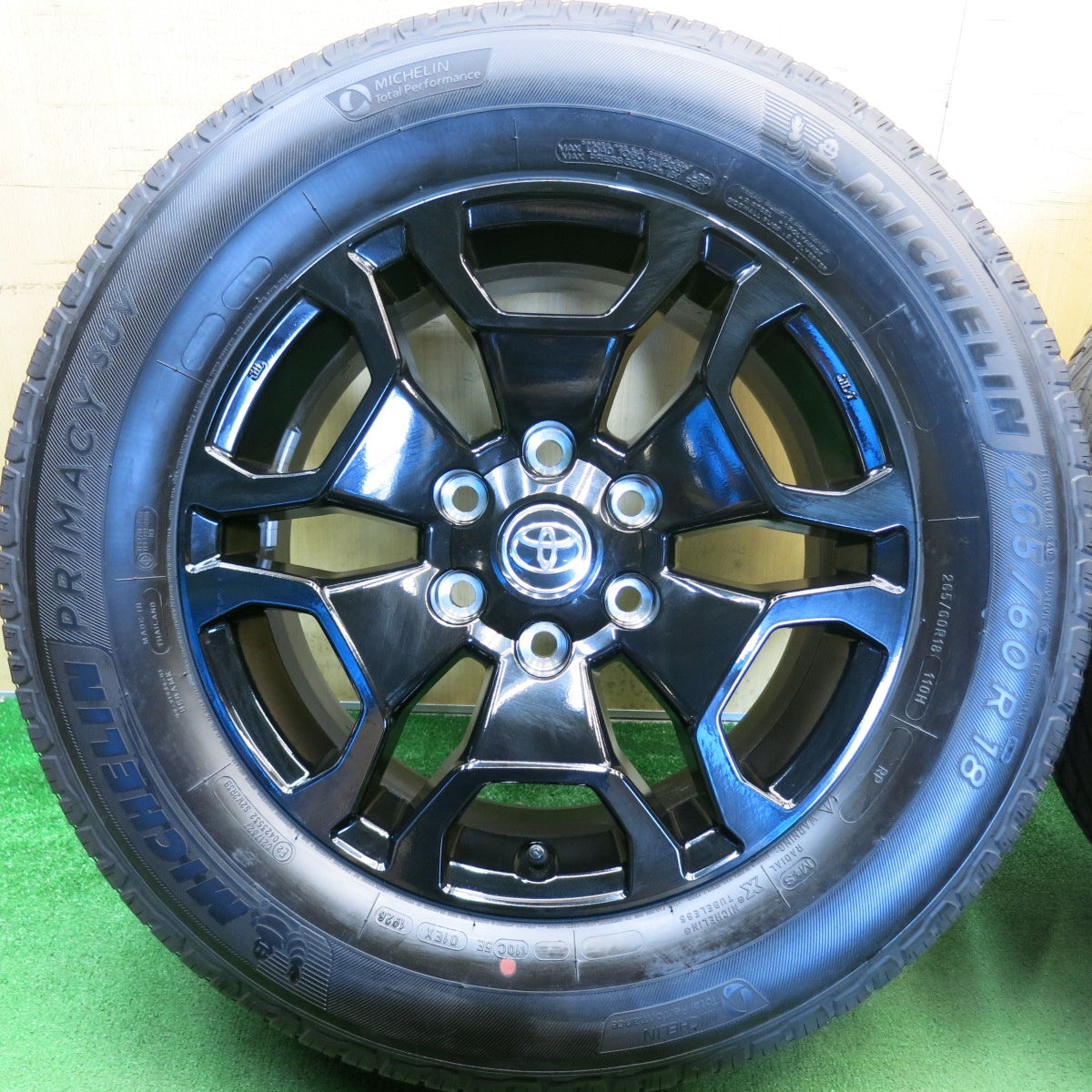 新車外し！26年◎トヨタ ランクル FJ 純正 265/60R18 ミシュラン プライマシー SUV 18インチ PCD139.7/6H◎6082304HAノ