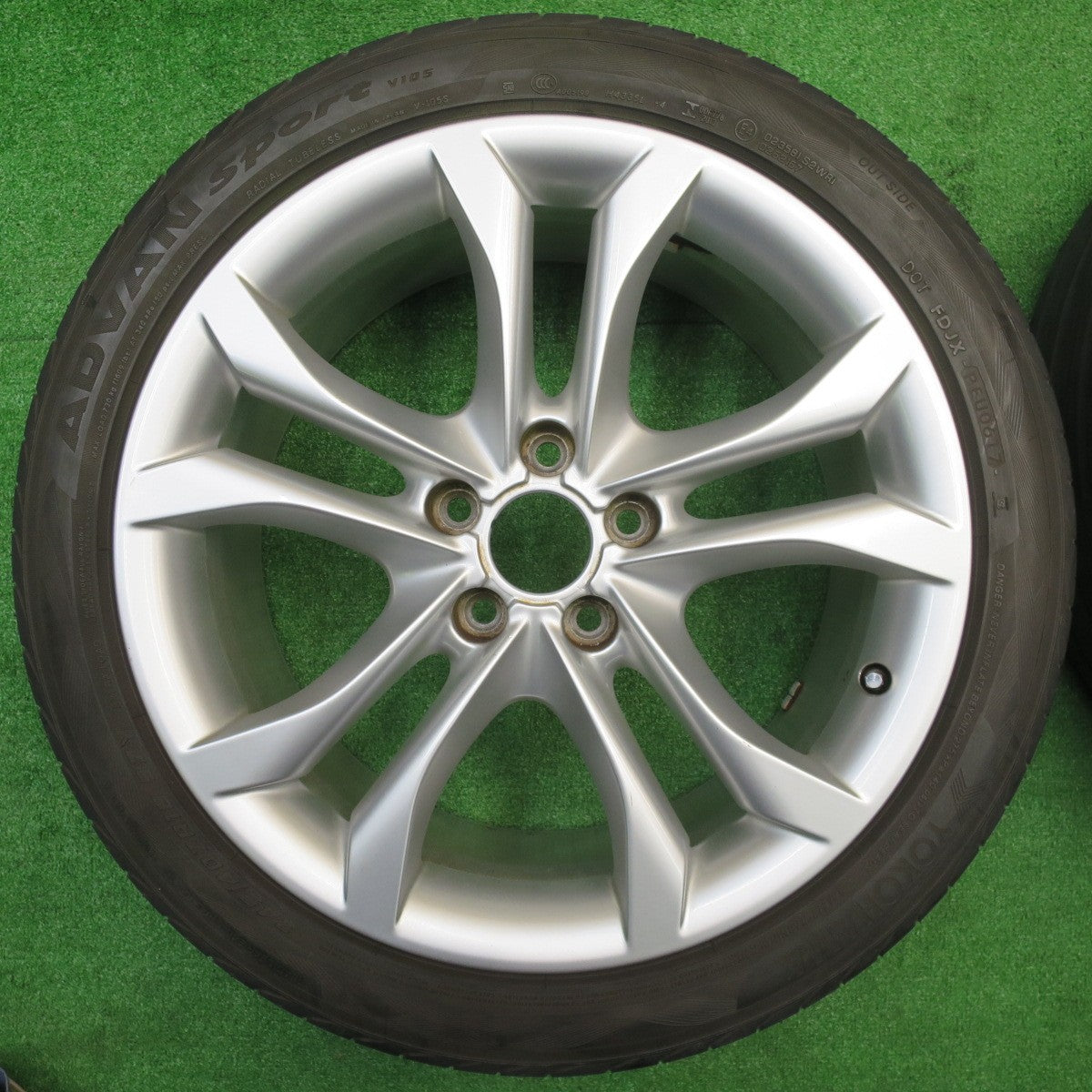 4本価格★アウディ S4 A4 S5 A5 純正 245/40R18 ヨコハマ アドバン スポーツ V105 18インチ PCD112/5H★5102602NJノ