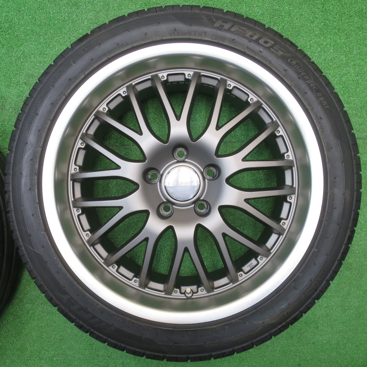 バリ溝！キレイ！8.5分★235/45R18 ハイフライ HF805 Eques エクアス 18インチ PCD114.3/5H★5102603NJノ