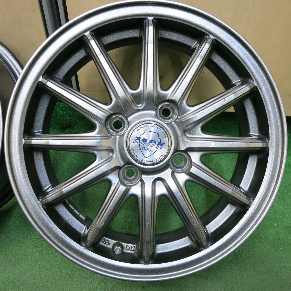[送料無料] 4本価格★ZACK JP-812 MONZA JAPAN ホイール 14インチ ザック モンツァ 14×4.5J PCD100/4H★5012805SYホ