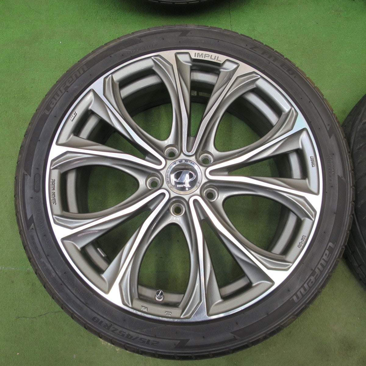 4本価格！23年★IMPUL Aura SX-50 215/45R18 ラウフェン Z FIT EQ インパル アウラ 18インチ PCD114.3/5H★6053002ナノ