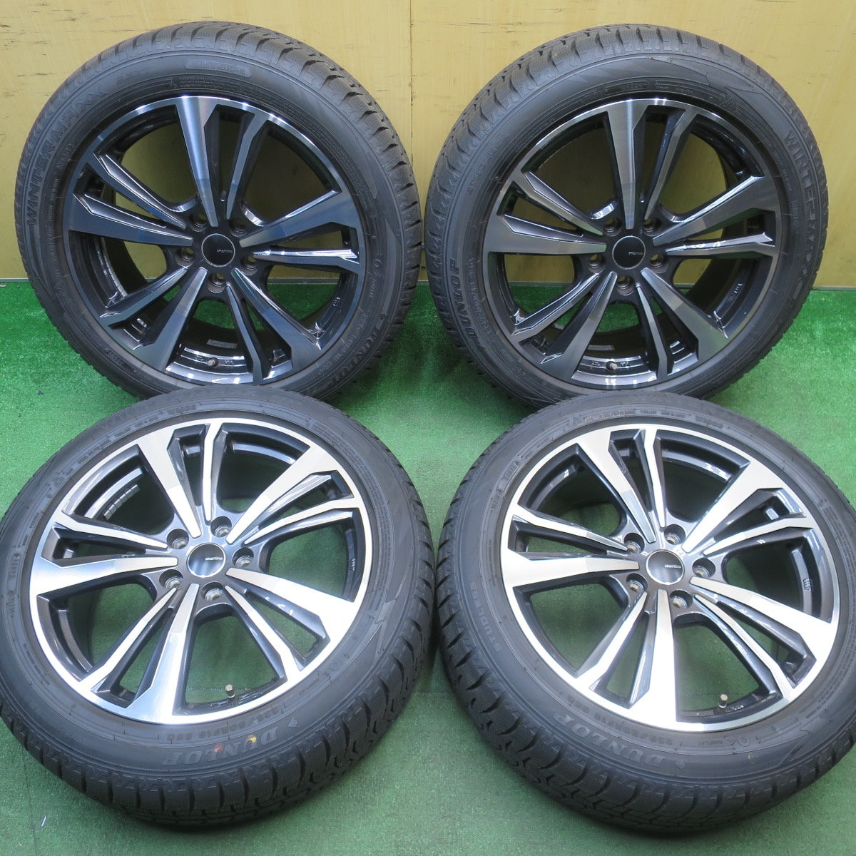 ほぼ未使用！24年！キレイ★BMW 等 smartline 365 225/50R18 スタッドレス ダンロップ ウインターマックス WM02 スマートライン 18インチ PCD112/5H★6030903NJス