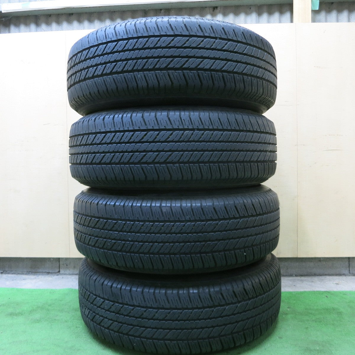 [送料無料] バリ溝！8.5分★トヨタ FJクルーザー 純正 スチール 265/70R17 ブリヂストン デューラー H/T 684Ⅱ 17インチ PCD139.7/6H★5040102ナノ
