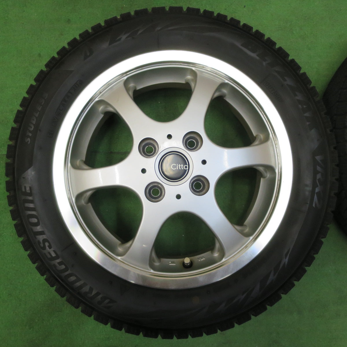 [送料無料] 4本価格！20年★スタッドレス 155/65R14 ブリヂストン ブリザック VRX2 Citta 14インチ PCD100/4H★4111506イス