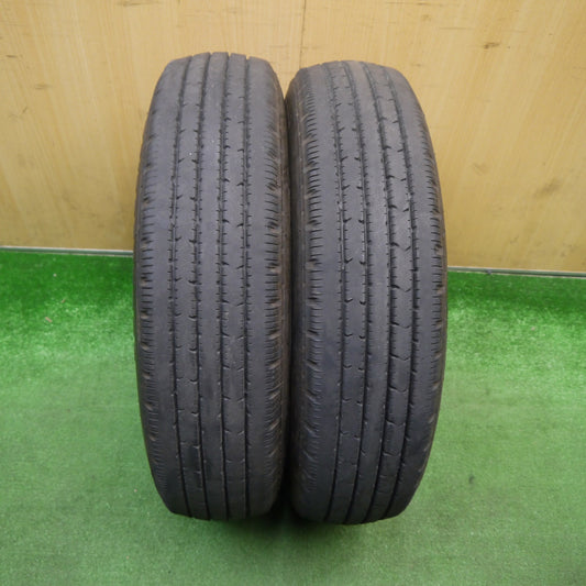 バリ溝！25年！8.5分！2本★ライト トラック タイヤ 175/75R15 103/101N ブリヂストン R202 15インチ★6010504Hノタ