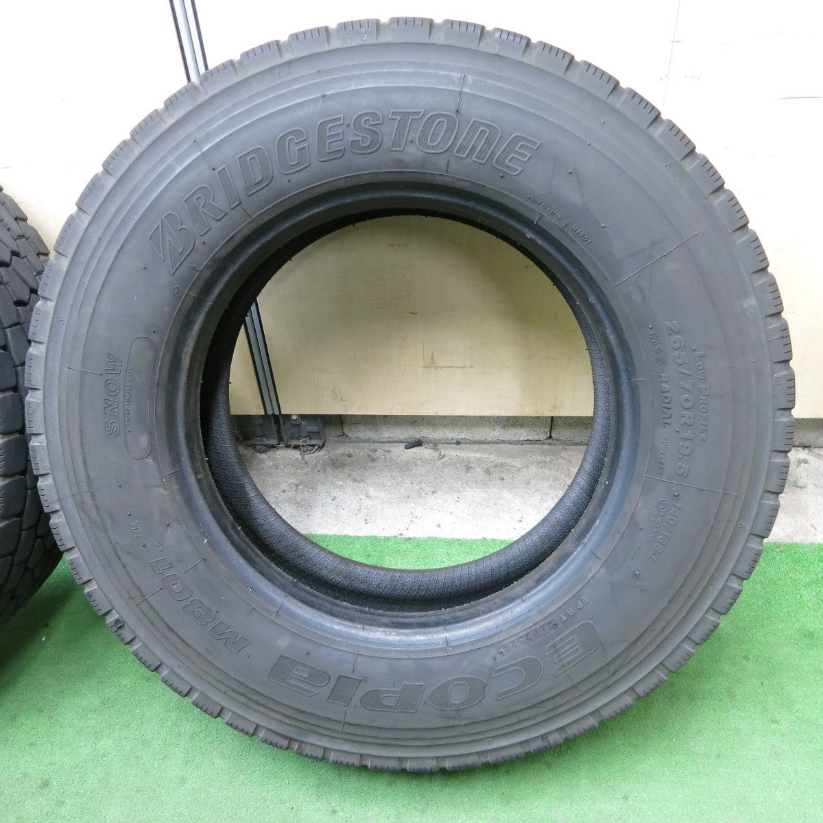 2本価格！24年★トラック タイヤ 265/70R19.5 140/138J ブリヂストン エコピア M801Ⅱ ミックス オールシーズン 19.5インチ★5122903ナスタ