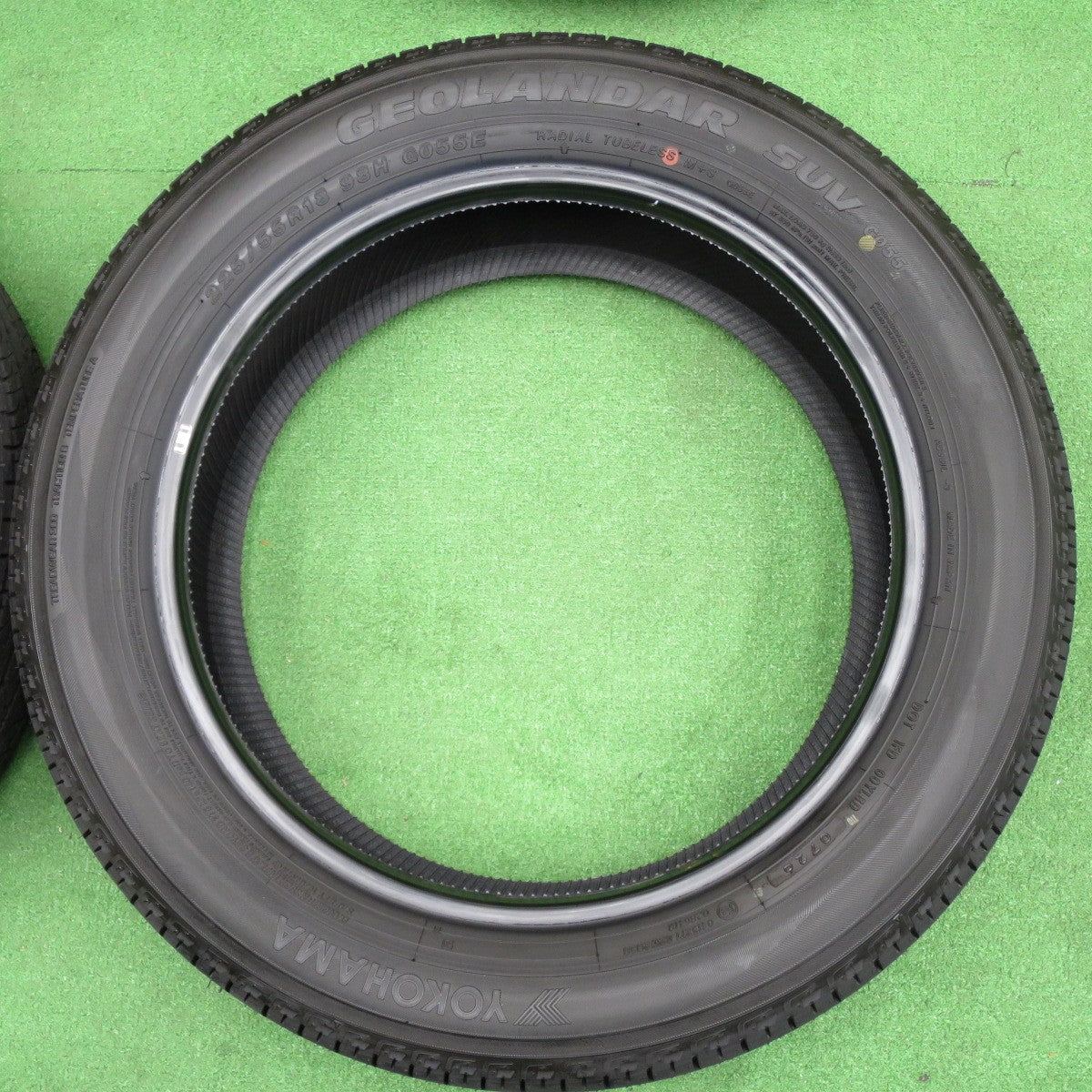 新車外し！26年★225/55R18 ヨコハマ ジオランダー SUV G055 G055E タイヤ 18インチ フォレスター デリカ D:5 エルグランド 等★6042201NKノタ