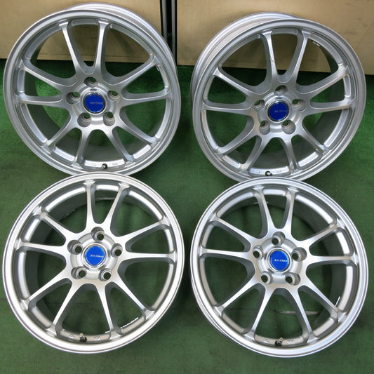 [送料無料] キレイ★ECO FORME エコフォルム 17インチ 社外 アルミ ホイール 17×7J PCD114.3/5H★5012803SYホ