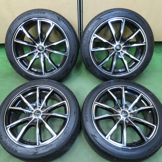 バリ溝！22年！キレイ！9分★プリウス 等 215/45R17 ミネルバ ラジアル F205 Verthandi ヴェルザンディ ヴェルサンディ 17インチ PCD100/5H★5081902TTノ