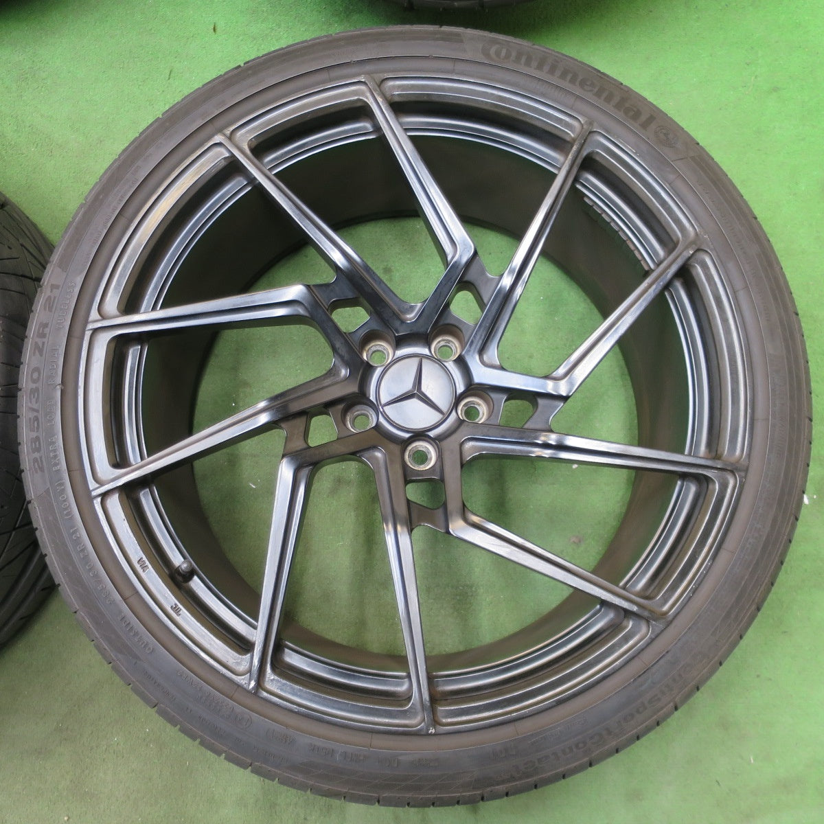 バリ溝！25年！ほぼ10分★ベンツ 等 T&T FORGED 245/35R21 285/30R21 ニットー NT555 G2 invo コンチネンタル コンチスポーツコンタクト 5P 21インチ PCD112/5H★6032002ナノ