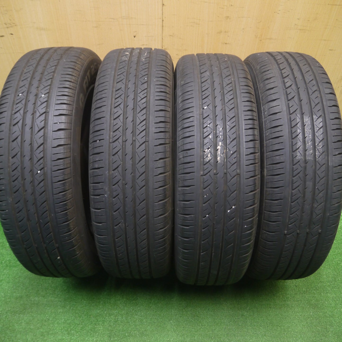 [送料無料] バリ溝！21年！8.5分★175/65R15 ラウフェン G FIT as-01 スチール ホイール 15インチ PCD100/4H★4103001Hノ