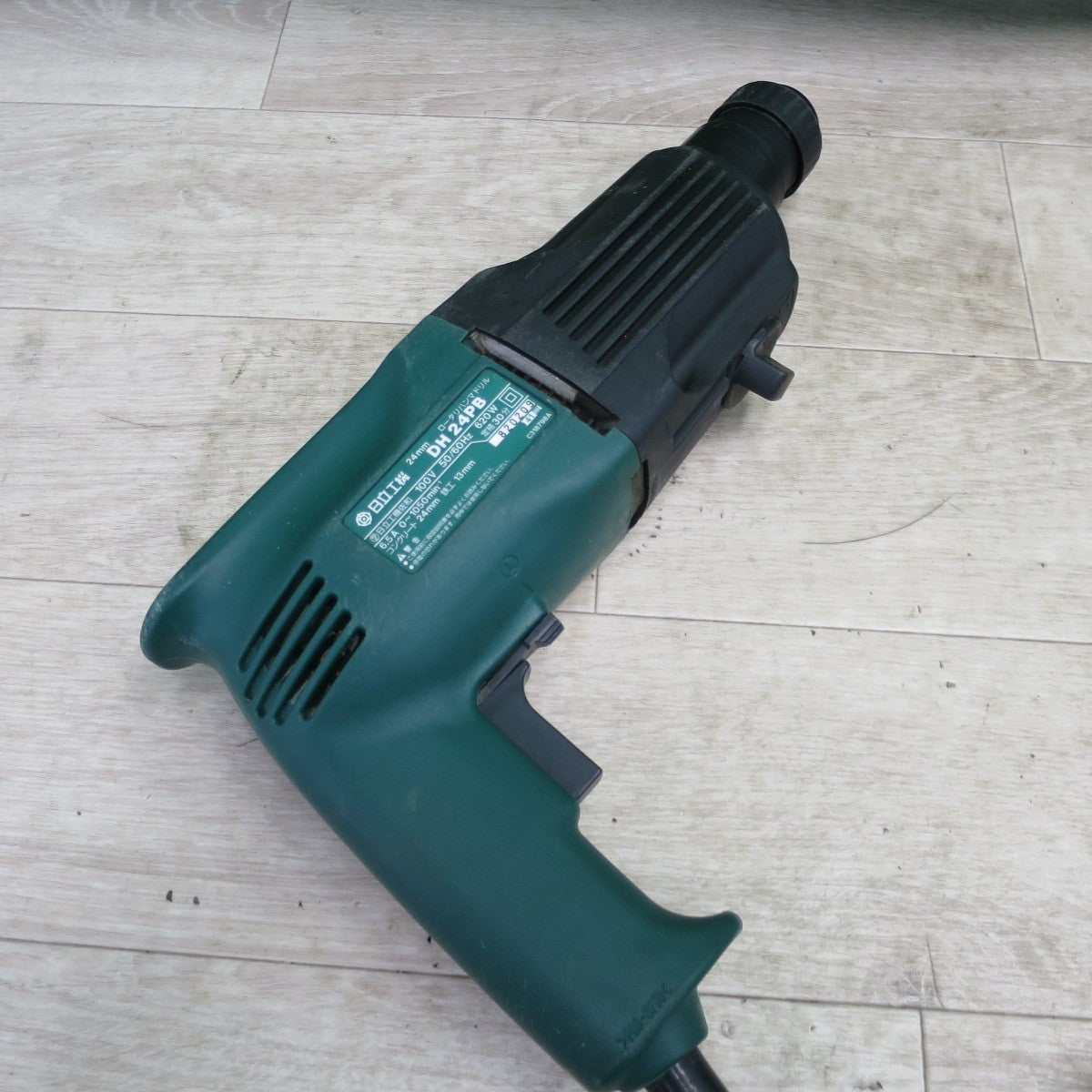 [送料無料] キレイ☆HITACHI 日立 ロータリハンマドリル DH24PB 24mm  13mm 100V DIY 電動 工具 大工 道具 ケース付き☆