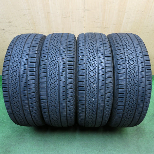 バリ溝！24年！9分◎スタッドレス 225/60R18 ピレリ アイスゼロ アシンメトリコ 18インチ タイヤ 40系 アルファード ヴェルファイア ハリアー RAV4 レクサス NX 等◎6092106KKスタ