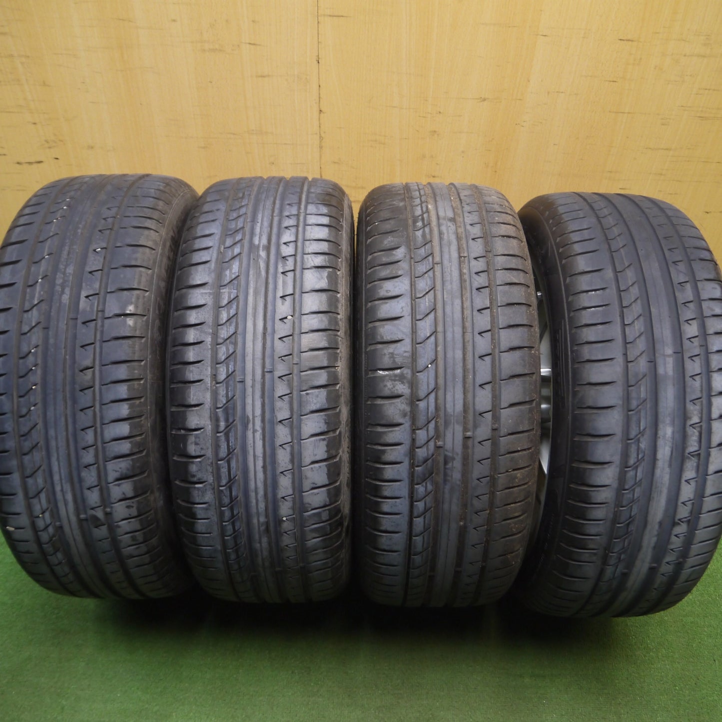 [送料無料] バリ溝！8.5分★ワーゲン 等 BBS RX228 215/45R17 ピレリ ドラゴンスポーツ TM 17インチ PCD100/5H★5030311Hノ