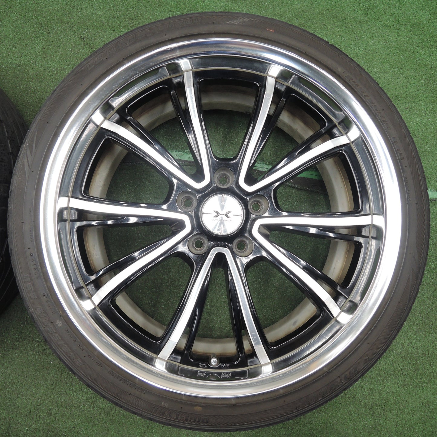 *送料無料* 4本価格★245/35R19 MAVERICK マーベリック 210S ダンロップ LE MANS LM704 19インチ PCD114.3/5H★4030413NJノ