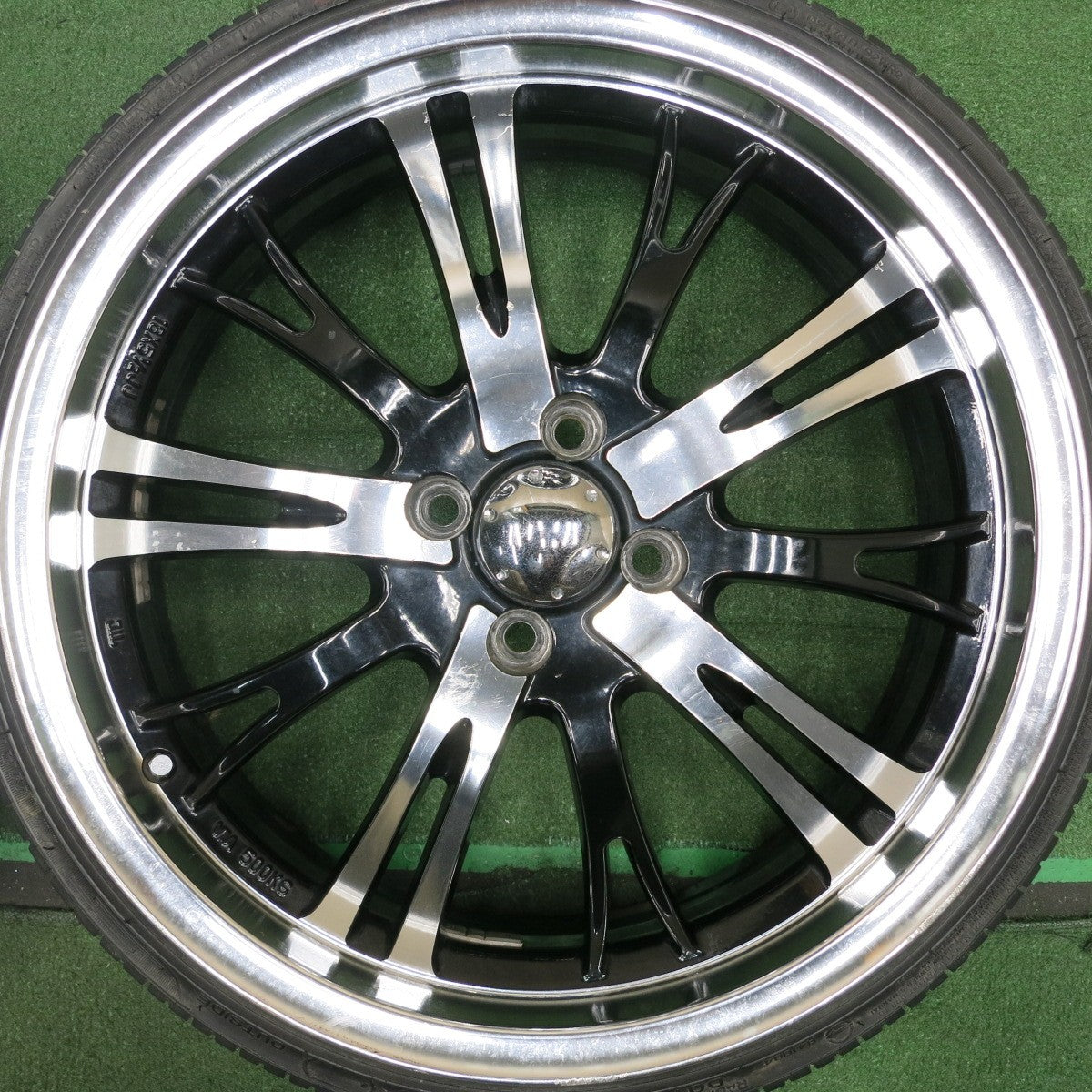 *送料無料* バリ溝！20年！9分★165/35R18 ナンカン AS-1 AW aw-190 LG190 18インチ PCD100/4H 軽自動車★4032601TNノ