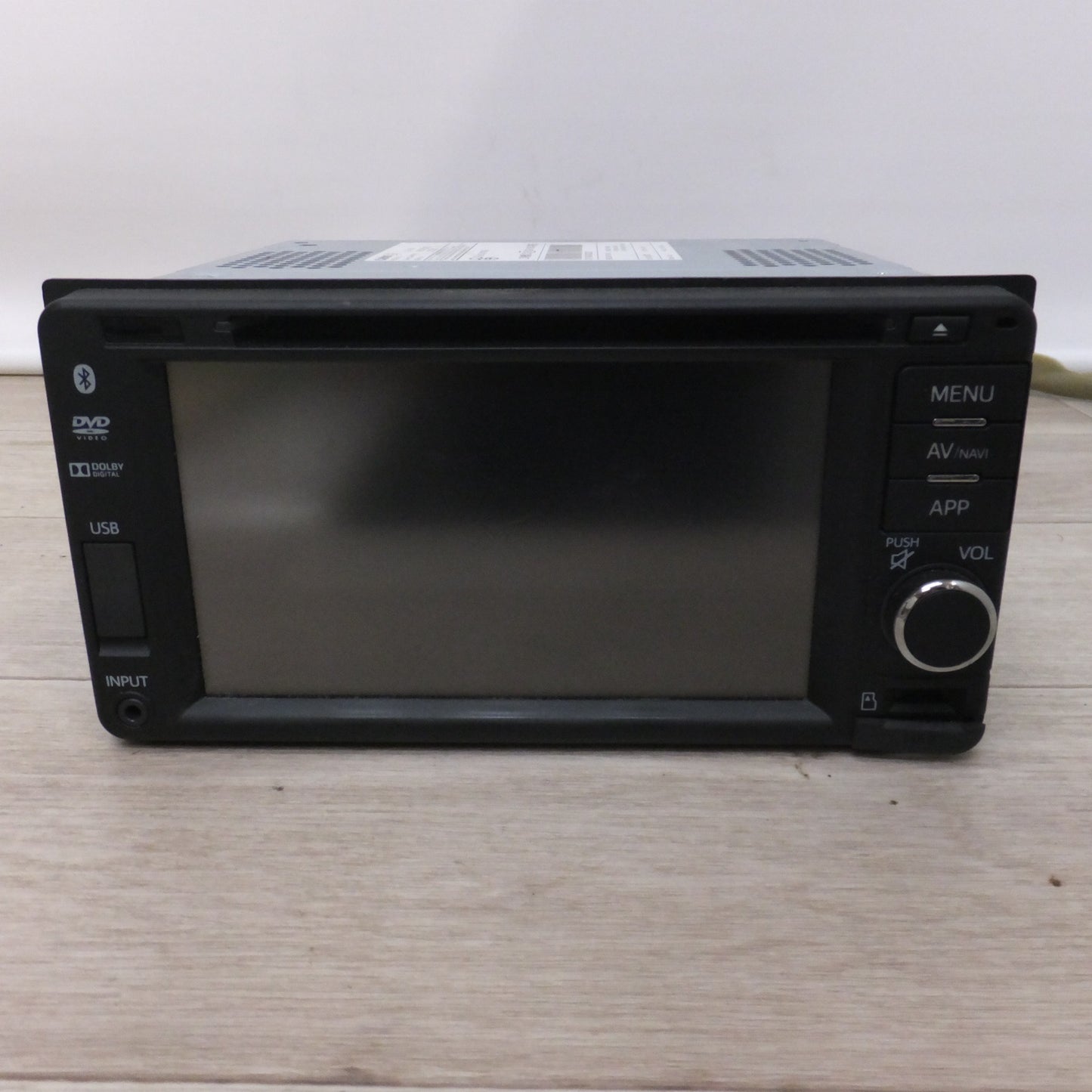 [送料無料] 現状品★クラリオン製 ダイハツ 純正 カーナビゲーション QY-1140 86100-B2150[17]★