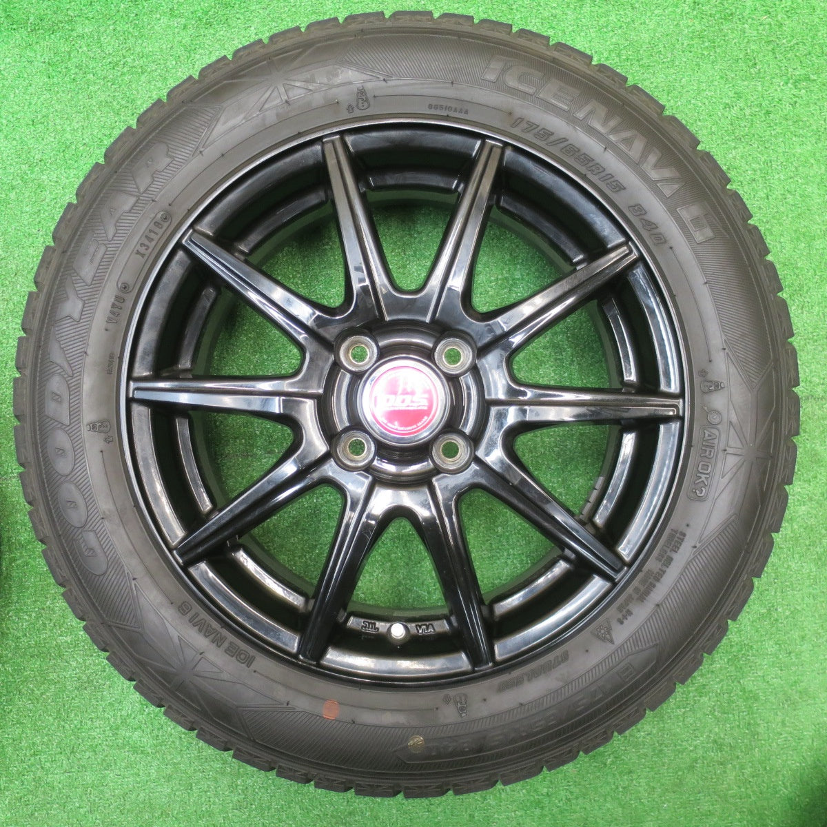4本価格★スタッドレス 175/65R15 グッドイヤー アイスナビ6 D.O.S. DOS 15インチ PCD100/4H★5102102NJス