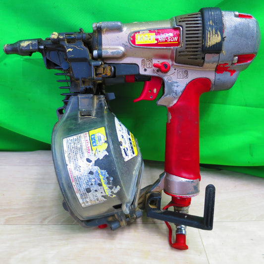 [送料無料] ☆MAX マックス 高圧 スーパーネイラ HN-50N 50mm 釘打ち機 DIY 工具 コイルネイラ 工事 職人 建設 設備☆
