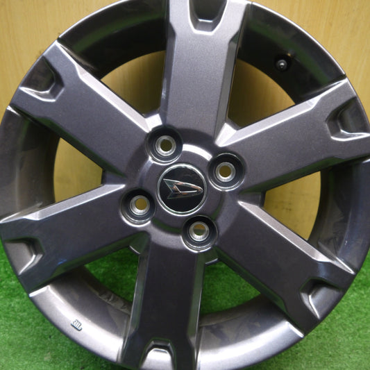 新車外し！1本★ダイハツ タント ファンクロス 純正 ホイール 15インチ 15×4.5J PCD100/4H★5061604Hホ