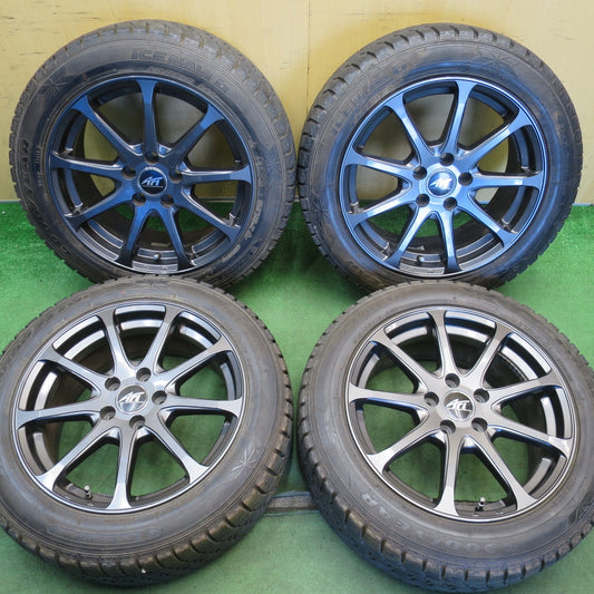 バリ溝！9.5分◎ワーゲン 等 AFT 215/55R17 スタッドレス グッドイヤー アイスナビ6 17インチ PCD112/5H◎6072503NJス