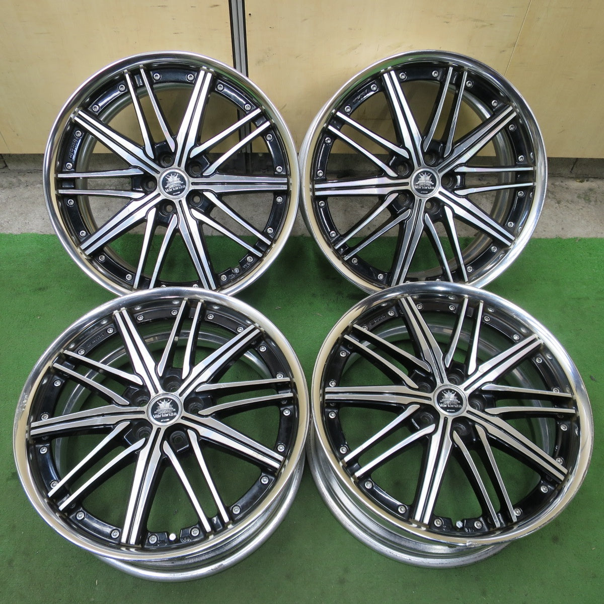 4本価格★WORK Varianza A6SN 18インチ ホイール ワーク ヴァリアンツァ 18×7.5JJ PCD100/5H★6062702NGホ