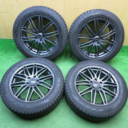 バリ溝！24年！キレイ！ほぼ10分★スタッドレス 225/60R18 ヨコハマ アイスガード G075 SIBILLA NEXT W45 シビラ ネクスト 18インチ PCD114.3/5H★5112013HAス