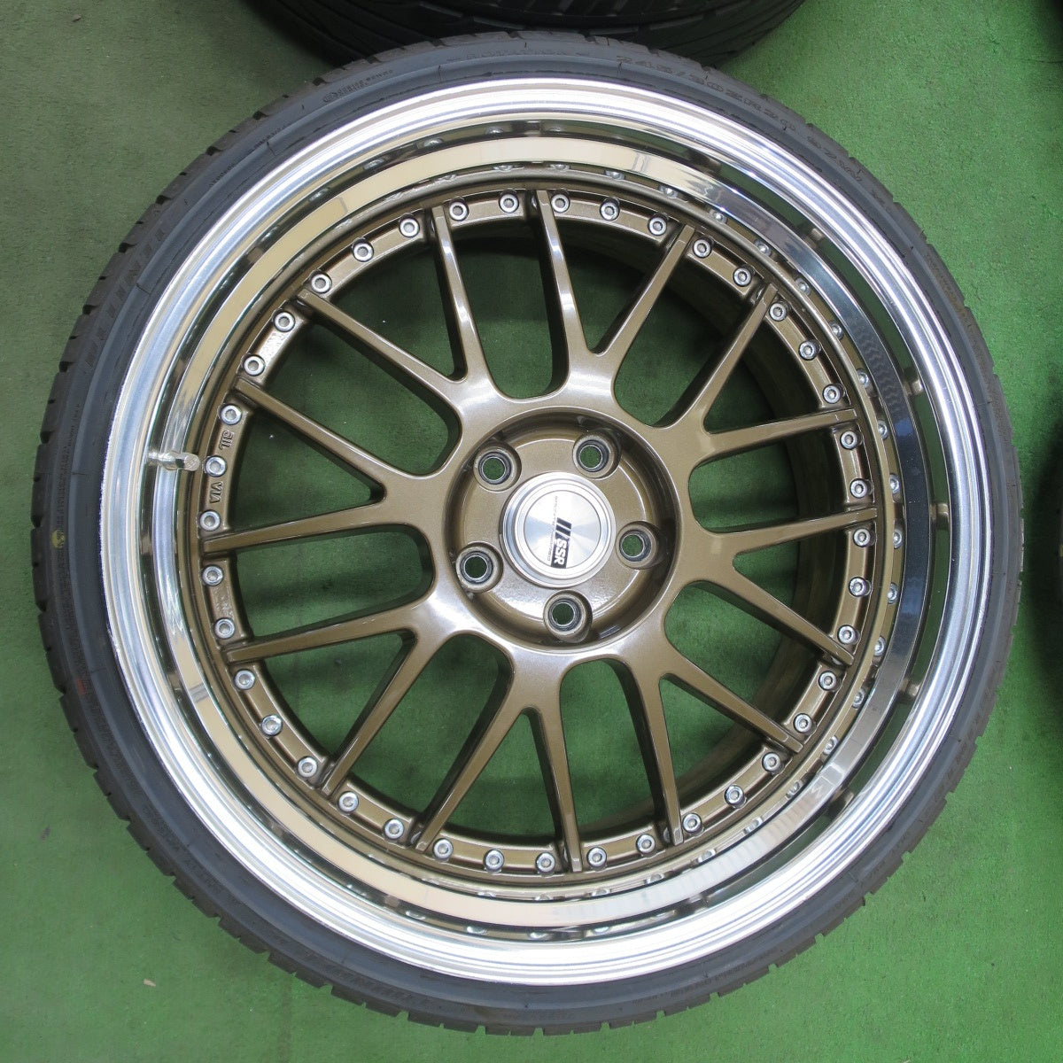 バリ溝！22年！ほぼ10分★SSR MS1 225/30R20 245/30R20 デリンテ サンダー D7 20インチ PCD114.3/5H★6042201ナノ