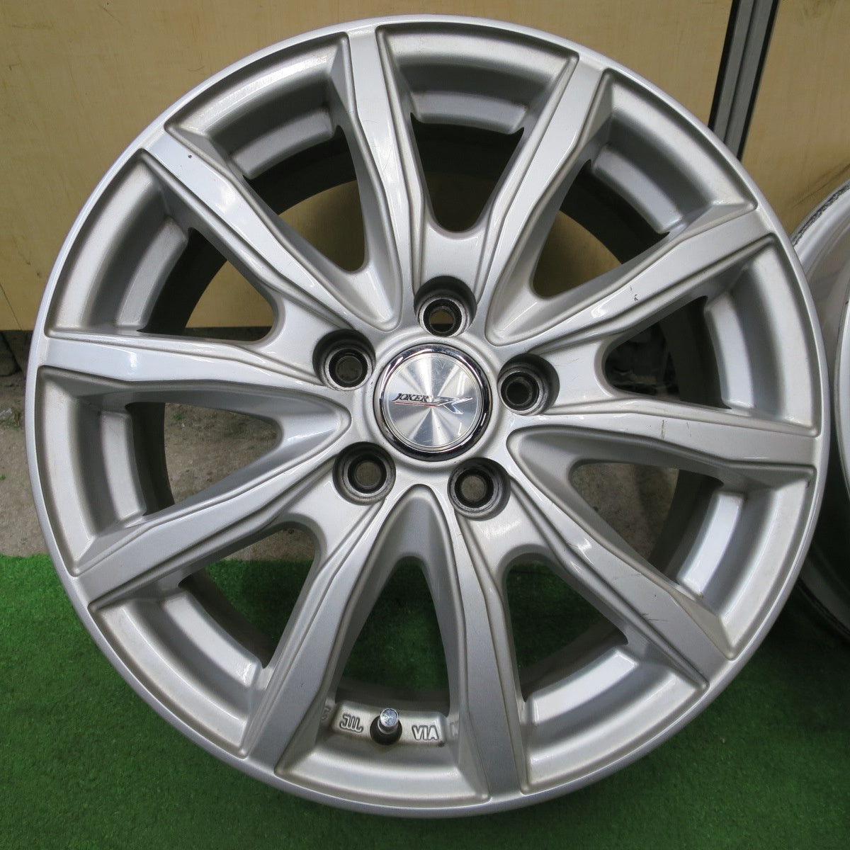 4本価格★JOKER weds ジョーカー ウェッズ 15インチ ホイール 15×6J PCD100/5H★6041101NGホ