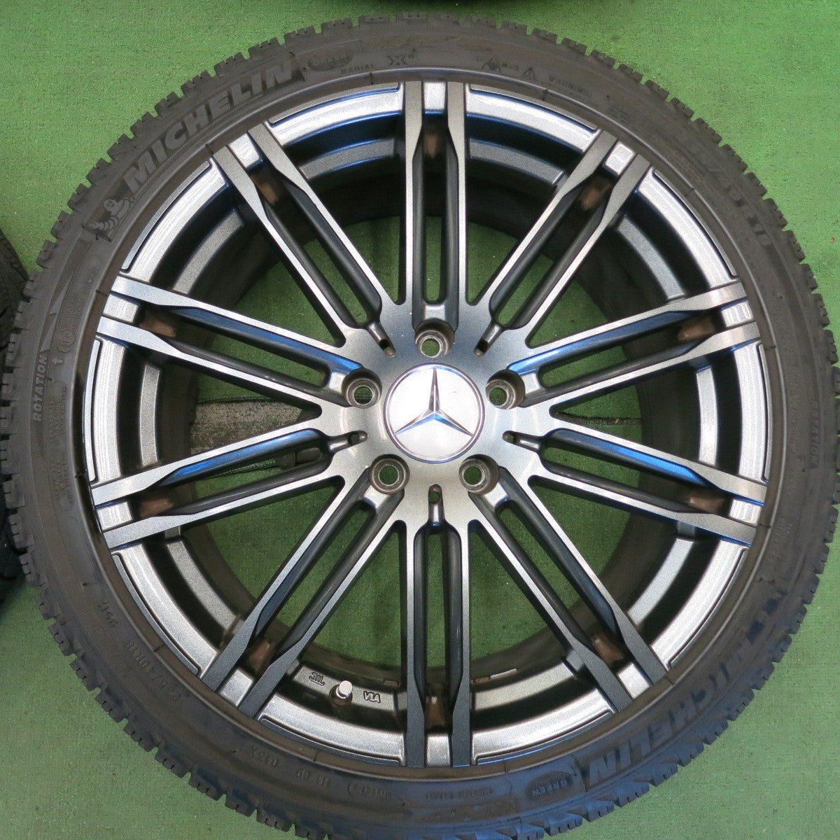 4本価格◎ベンツ 等 235/40R18 スタッドレス ミシュラン X-ICE XI3 社外 アルミ 18インチ PCD112/5H◎6081405HAス