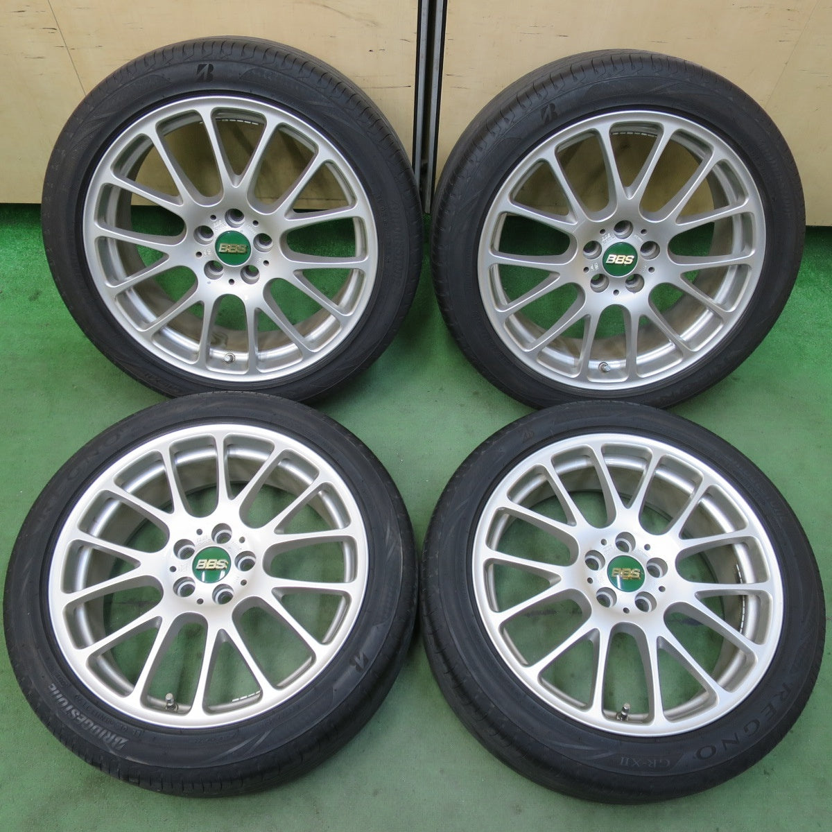バリ溝！9.5分★86 BRZ 等 BBS RE5005 鍛造 215/45R17 ブリヂストン レグノ GR-X2 17インチ PCD100/5H★5120909イノ