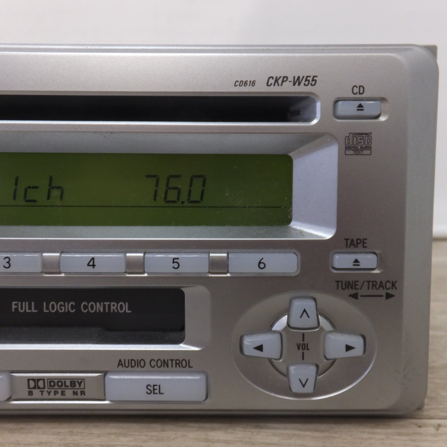 [送料無料] ★パイオニア製 トヨタ 純正 カーオーディオ CD カセットプレーヤー CKP-W55 08600-00G60 FH-M8007ZT(36)★