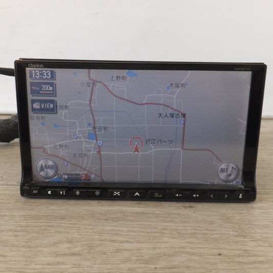 [送料無料] 現状品★クラリオン clarion ワイド7型 AV-Naviシステム NX810(63)★