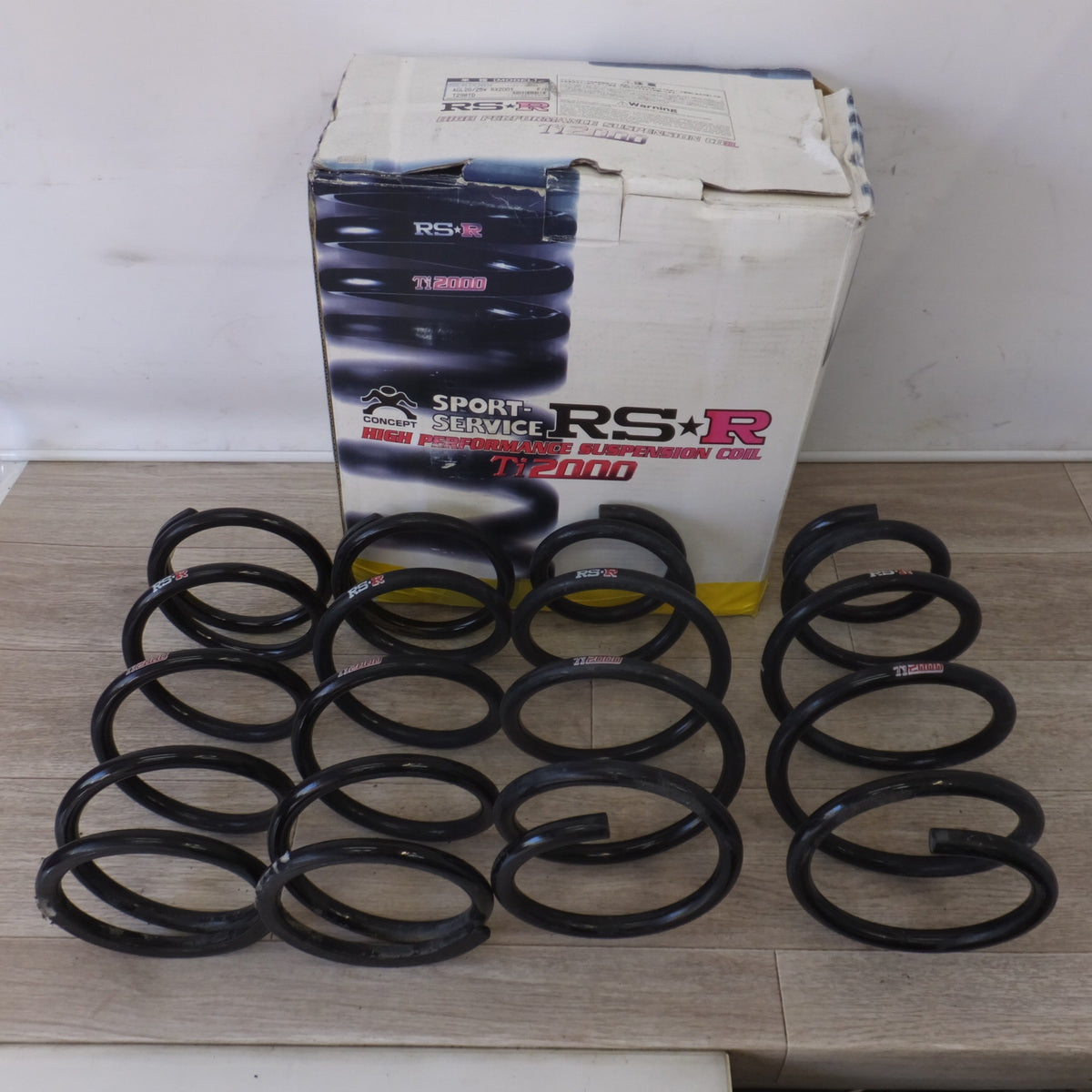 ★ティエムシー RS-R ダウンサス Ti2000 T298TD 4本 セット　レクサス AGL20 25W RX200t 着用品★