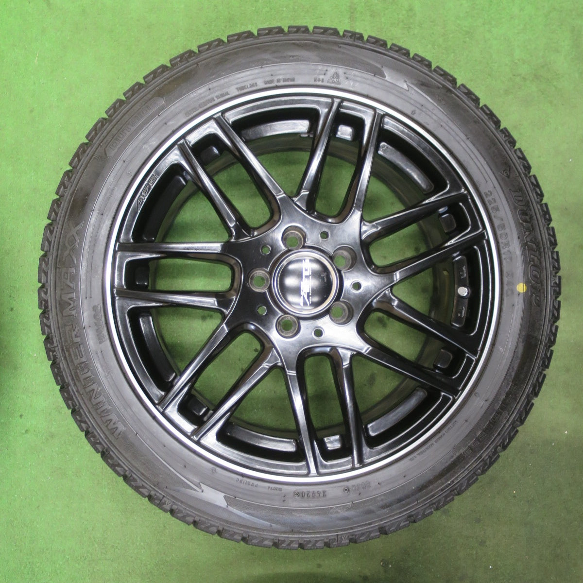 バリ溝！8.5分★ベンツ 等 EURO AFG 225/50R17 スタッドレス ダンロップ ウインターマックス WM02 17インチ ユーロ PCD112/5H★6022306TTス