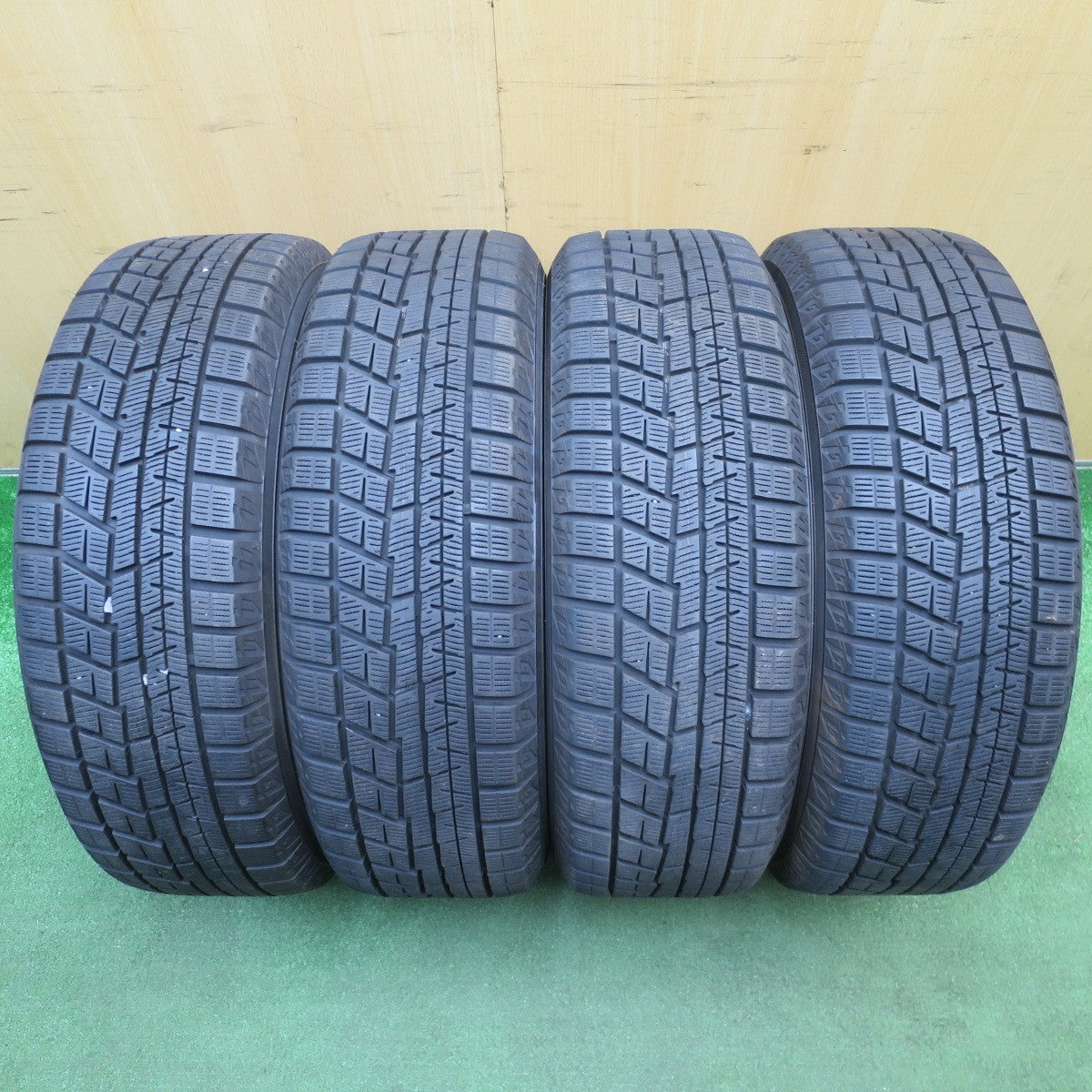 バリ溝！22年！9.5分★スタッドレス 185/55R16 ヨコハマ アイスガード iG60 SCHNEIDER シュナイダー 16インチ PCD100/4H★6020601NJス