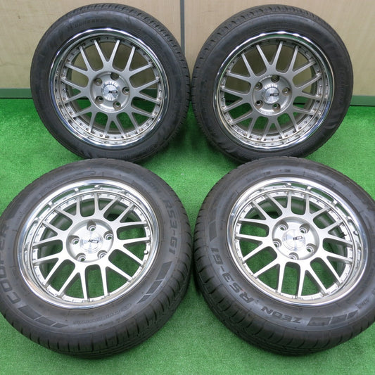 [送料無料] バリ溝！22年！綺麗！9.5分★SPEED STAR TANABE MS1-R SSR 225/45R16 245/50R16 ナンカン NS-20 クーパー ZEON RSE-G1 タナベ PCD114.3/5H★4092801NJノ
