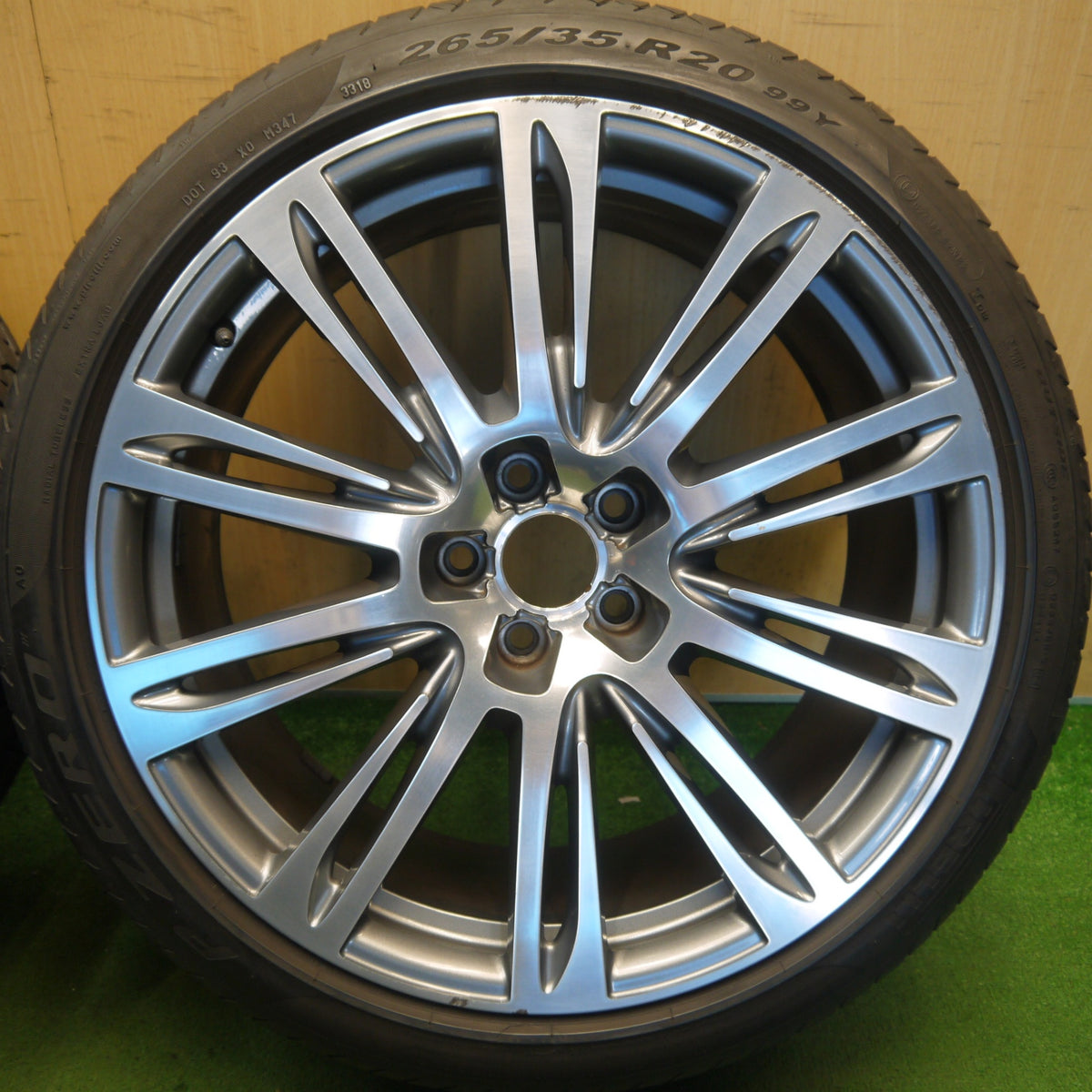 バリ溝！9分◎アウディ A7 スポーツバック 純正 265/35R20 ピレリ PZERO Pゼロ 20インチ PCD112/5H◎6090705Hノ