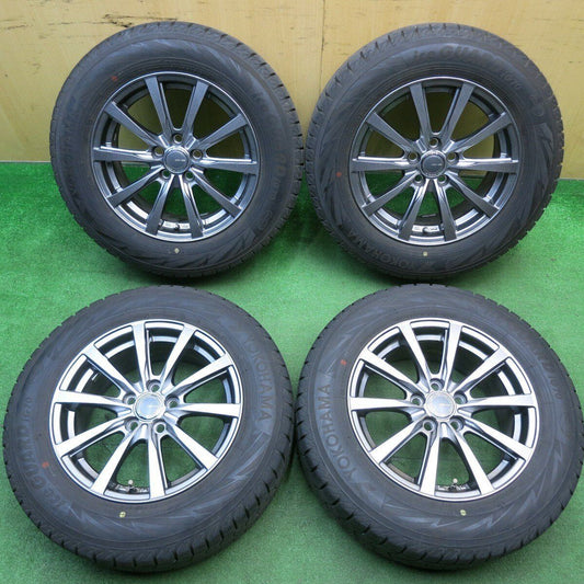 バリ溝！21年！キレイ！8.5分★プリウス 等 195/65R15 スタッドレス ヨコハマ アイスガード iG70 GRASS グラス 15インチ PCD100/5H★5040502TNス