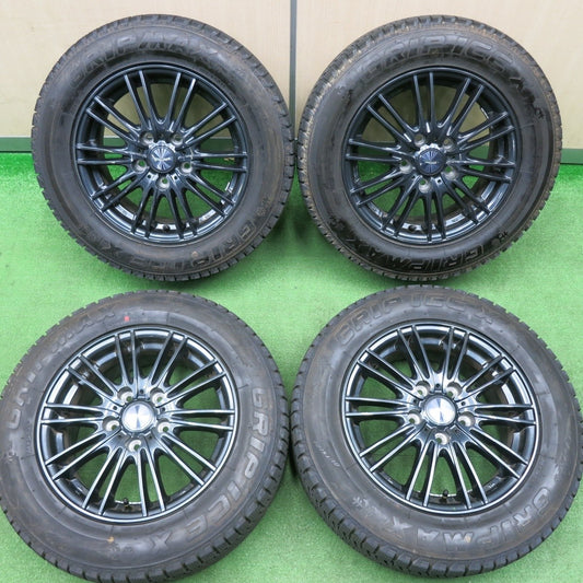 バリ溝！23年！ほぼ10分★スタッドレス 195/65R15 グリップマックス グリップアイスX VELVA AGUDO ヴェルヴァ 15インチ PCD114.3/5H★5020603TNス
