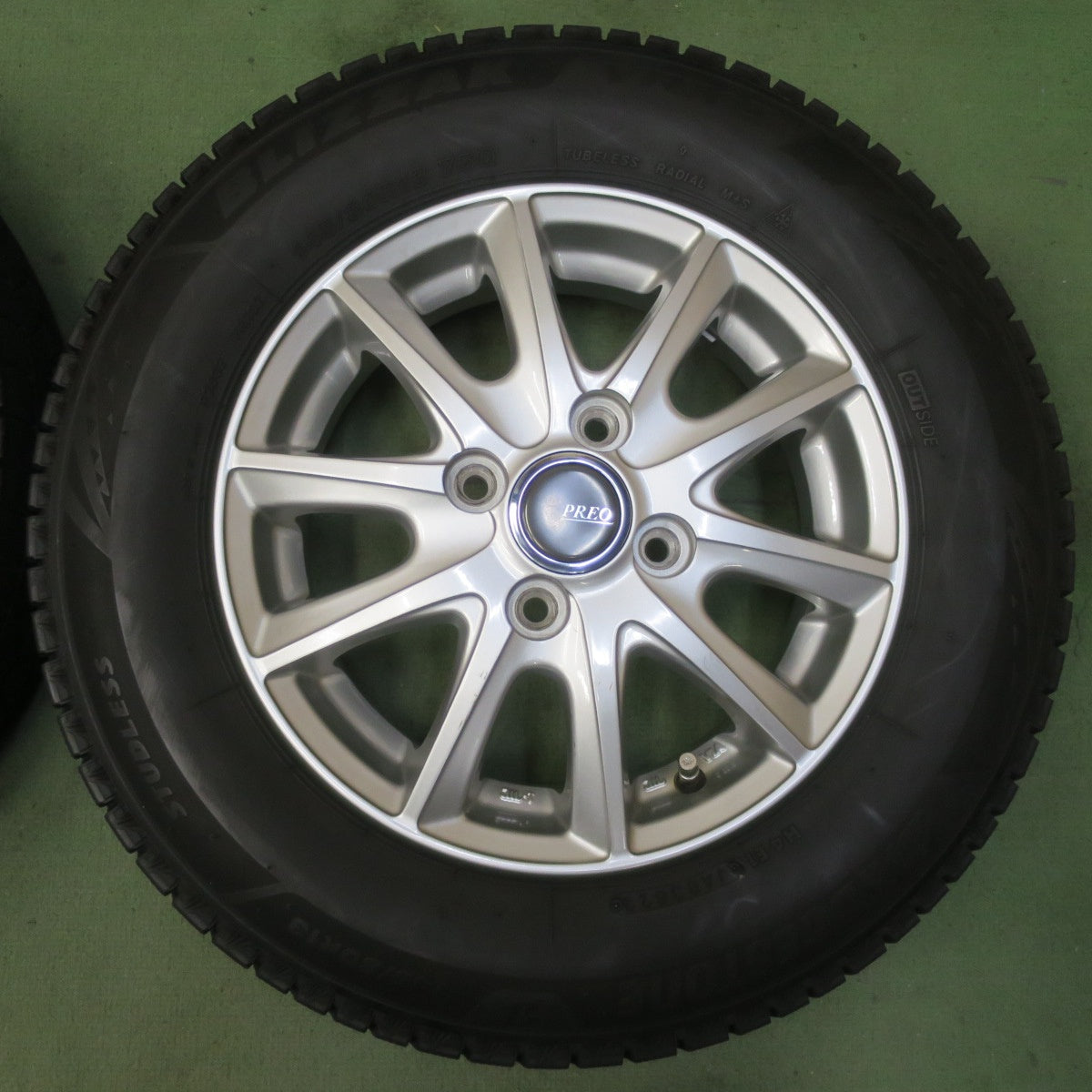 4本価格！22年◎スタッドレス 145/80R13 ブリヂストン ブリザック VRX3 PREO プレオ 13インチ PCD100/4H◎6092501イス