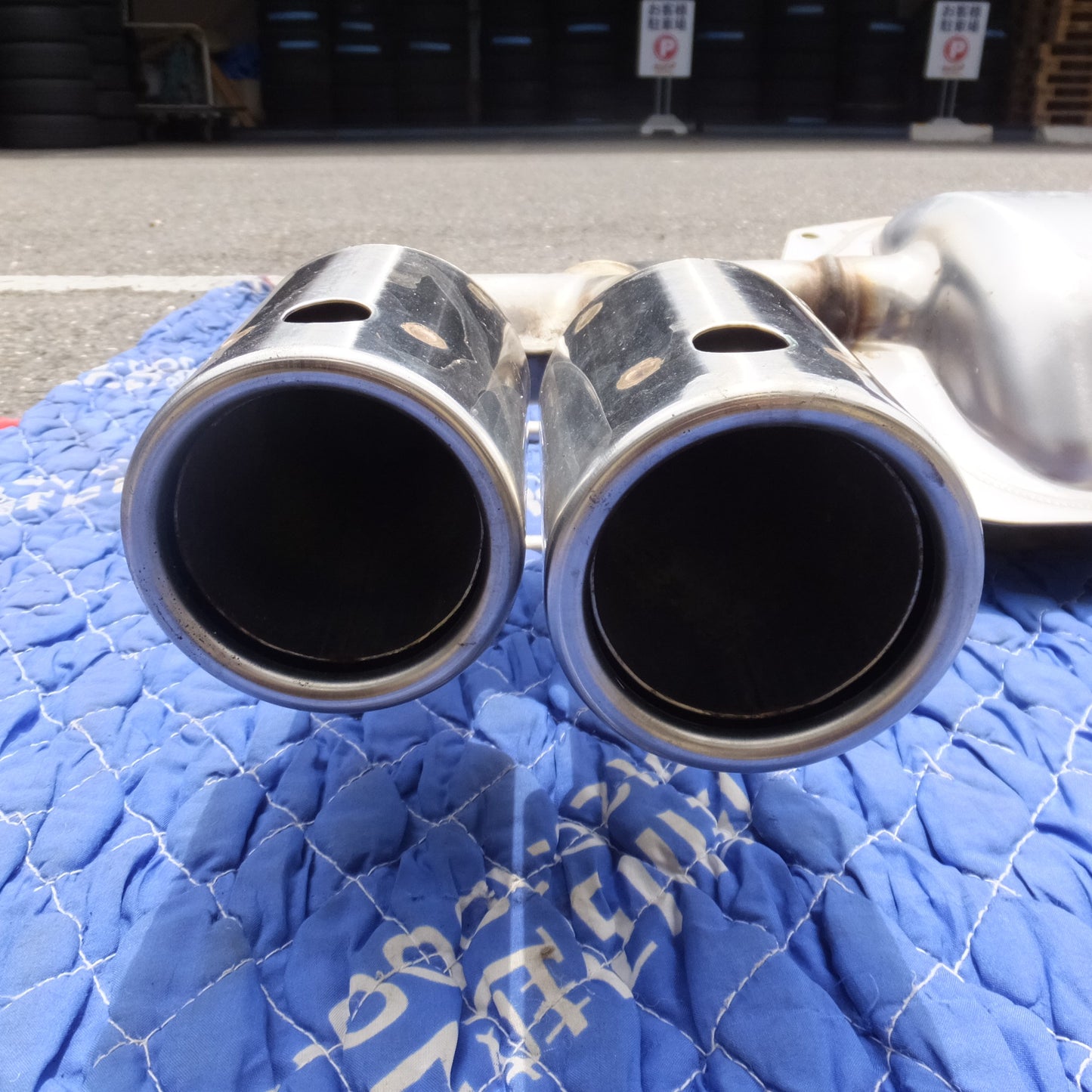 [送料無料] 岐阜発 現状品★フィアット FIAT アバルト ABARTH 純正 124 スパイダー リアピース マフラー MOPAR A403★