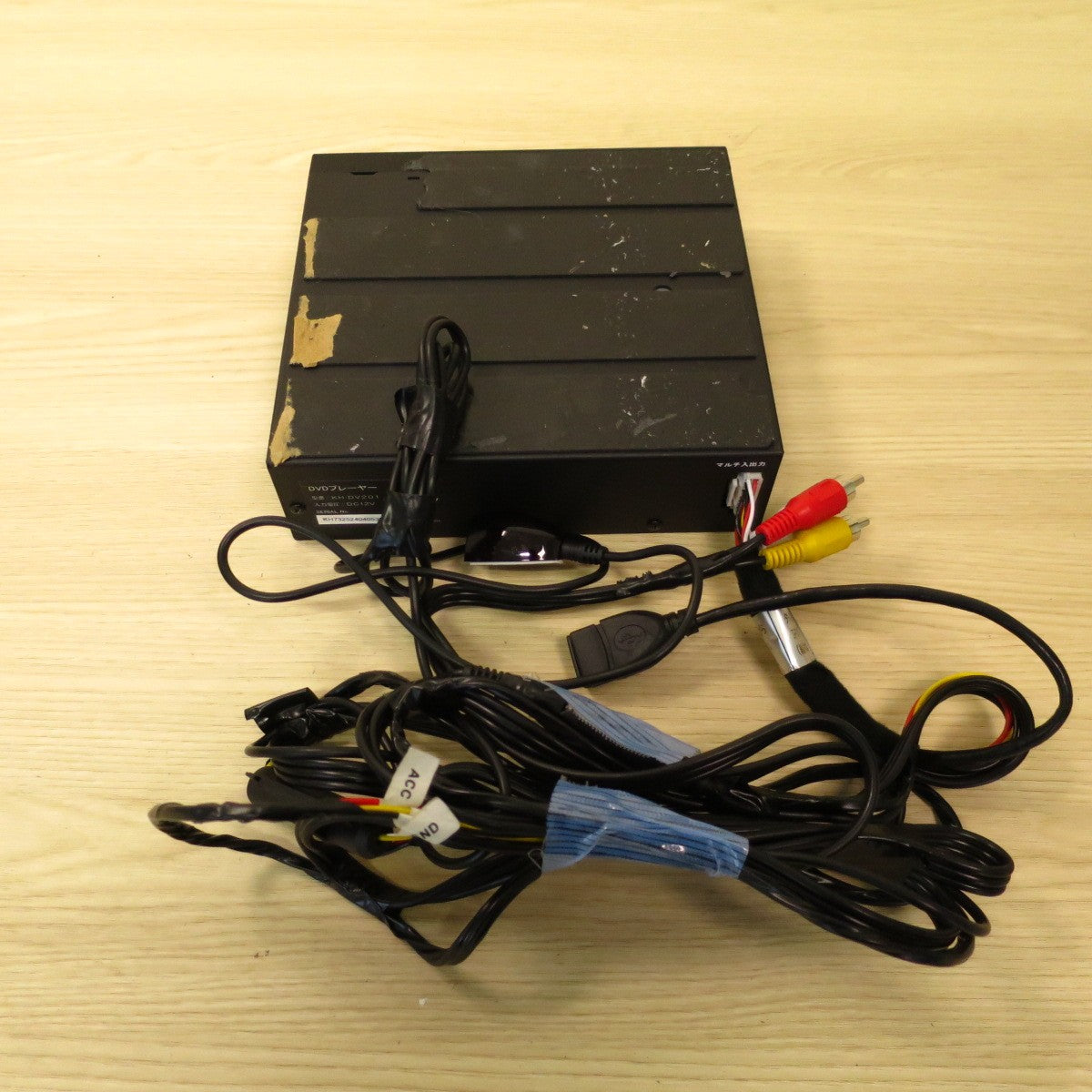 ♪KAIHOU カイホウ 車載 DVD プレーヤー KH-DV201 リモコン 付き CPRM 再生対応 リジューム 機能 搭載 DC 12V♪ [送料無料]