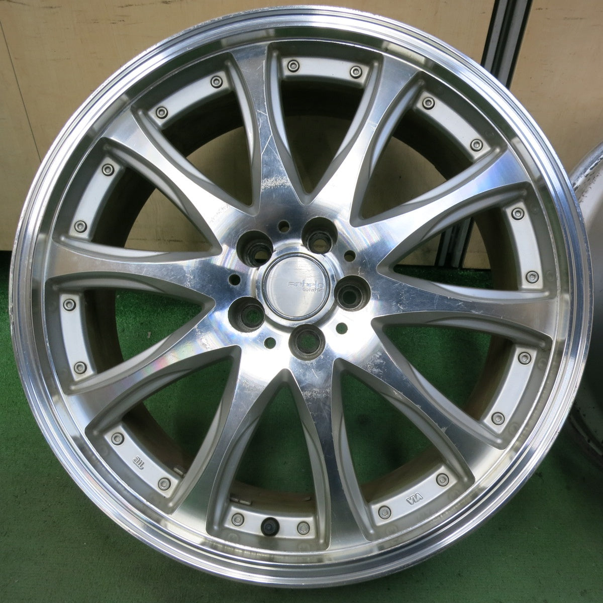 4本価格★プリウス 86 等 ANHELO CORAZON アネーロ コラソン 19インチ ホイール 19×7.5J PCD100/5H★5052103SYホ