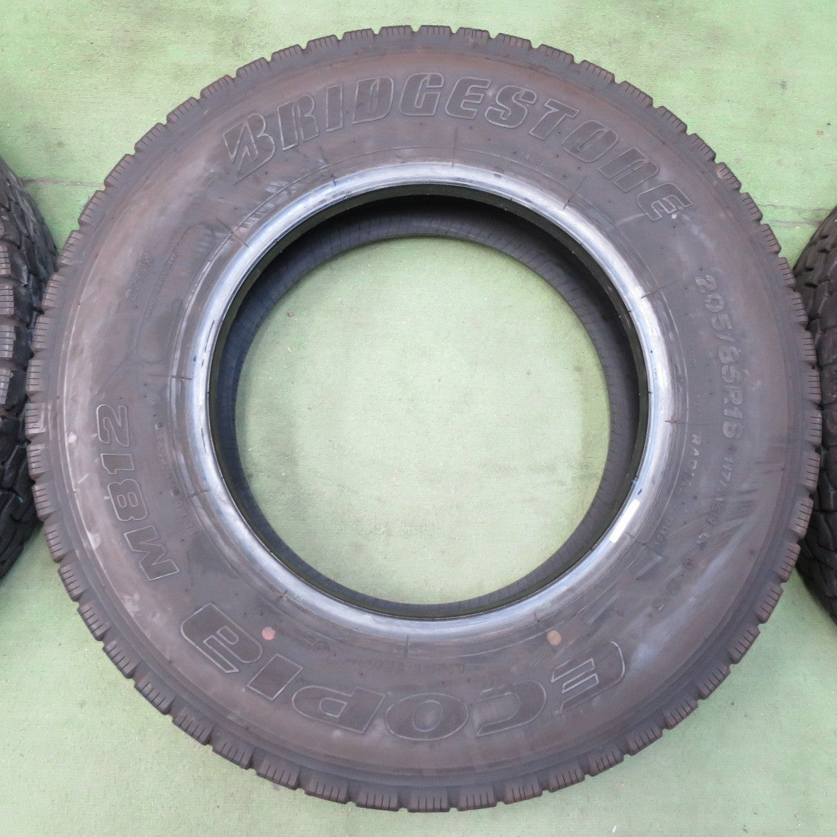 バリ溝！25年！9分！6本★トラック タイヤ 205/85R16 117/115N ブリヂストン エコピア M812 ミックス オールシーズン 16インチ★5101005イスタ