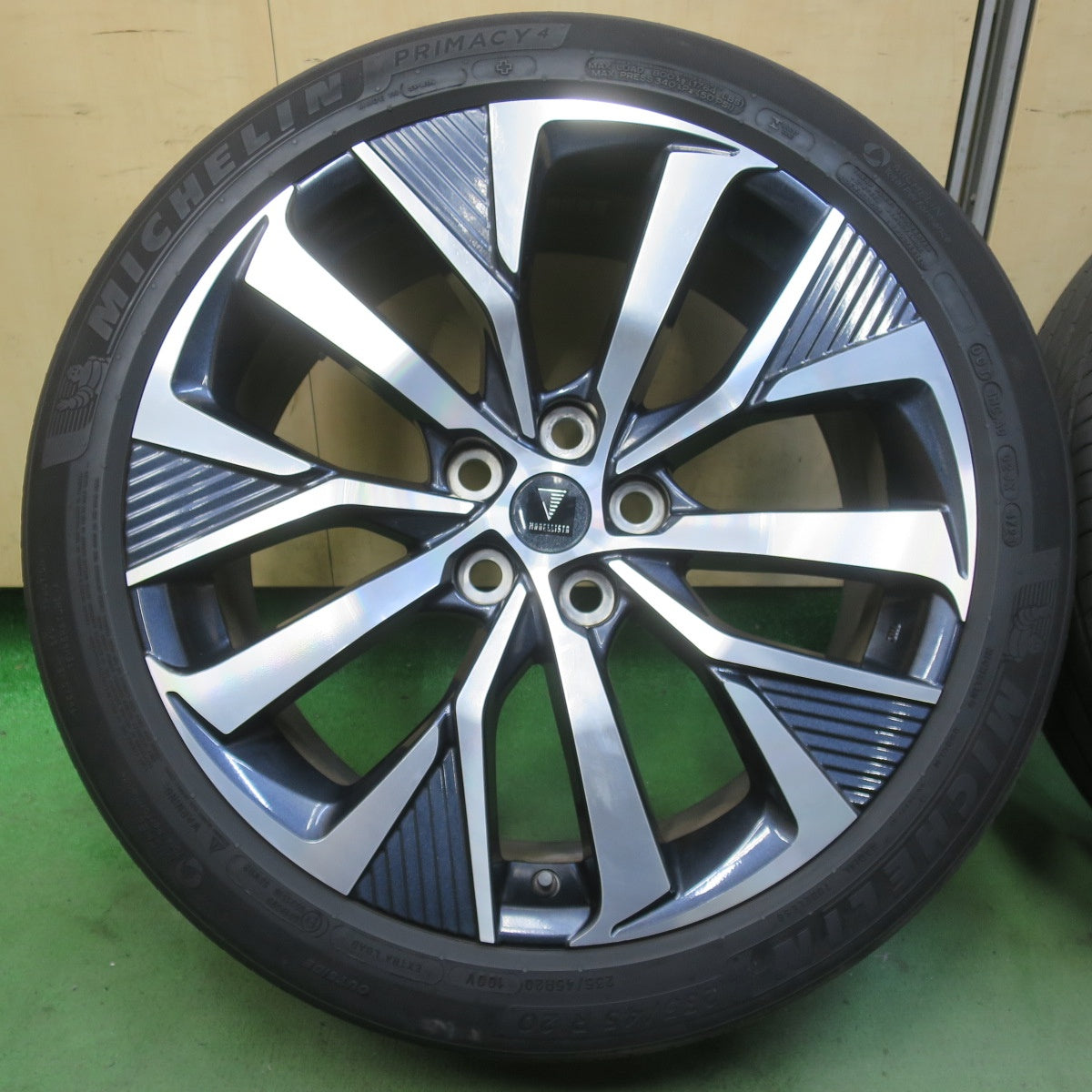キレイ！23年◎40系 アルファード 等 MODELLISTA WingDancer XVII ENKEI 235/45R20 ミシュラン プライマシー4 モデリスタ 20インチ PCD120/5H◎6091110イノ